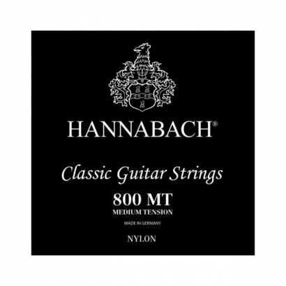 Hannabach Classic Guitar Strings 800 MT Medium Tension