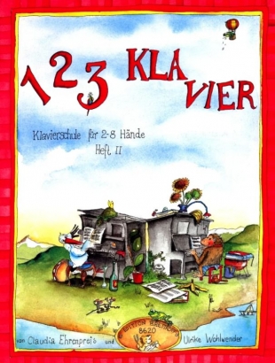 123 Klavier Klavierschule fü 2-8 Hände Heft 2
