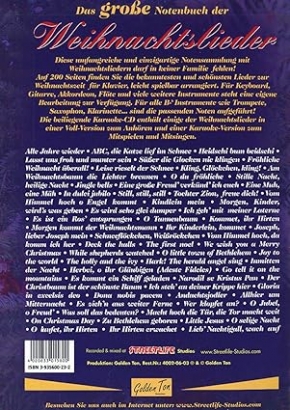 Preview: Das große Notenbuch der Weihnachtslieder