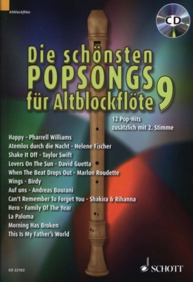 Die schönsten Popsongs für Altblockflöte 9