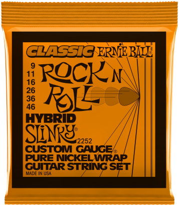 Ernie Ball Hybrid Slinky Custom Gauge 2252 9 - 46