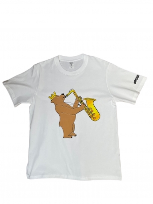 Tshirt Saxophone Shop white