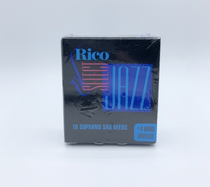 Rico Select Jazz 10 Soprano Sax Reeds Unfiled