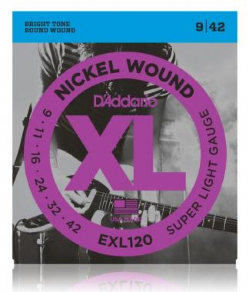D'Addario Nickel Wound XL Super Light Gauge 9/42