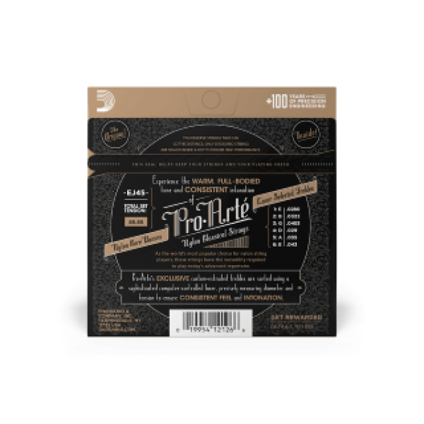 D'addario ProArte Nylon Core EJ45 Normal Tension