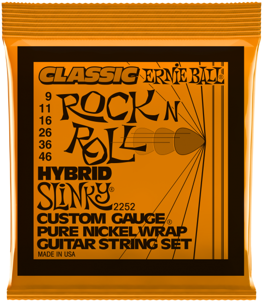 Ernie Ball Hybrid Slinky Custom Gauge 2252 9 - 46