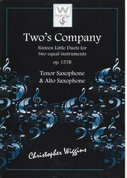 Two's Company Sixteen Little Duets for two equal instruments op. 157B Tenor Saxophone & Alto Saxophone